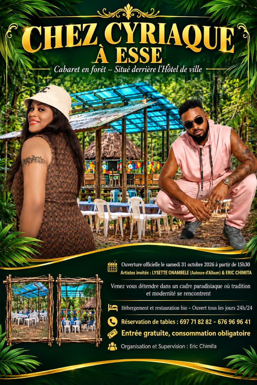 Affiche — Ouverture officielle de Chez Cyriaque à Esse
